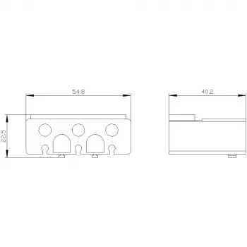Siemens SIRIUS 3RT2 Terminal Cover for Frame Terminals 3-Pole 3RT29364EA2