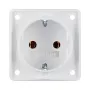 Berker W.1 Surface-Mounted Schuko Socket IP44 Polar White 250V 16A