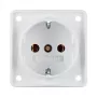 Berker SCHUKO Socket 941852502 Polar White Matt