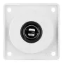 Berker 945172509 Integro Socket 12V Polar White Glossy