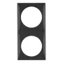 Berker Cover Frame 2-Gang Black Glossy S.1/B.3/B.7 918262510