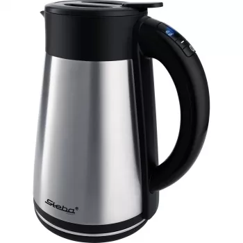 Steba WK 31 Thermo Cordless Water Kettle with Thermo Jug, 1.7 L, 2200 W, Silver/Black