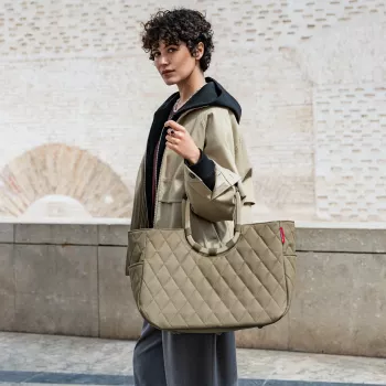 Reisenthel Loopshopper L Frame Rhombus Olive (OR5047)