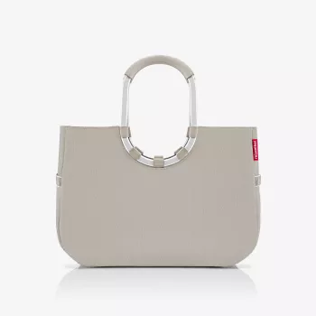 Reisenthel Loopshopper L Herringbone Sand Shopper Bag