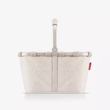 Reisenthel Carrybag Teddy Sand (BK1042) - Shopping Basket, 22L, Recycled Polyester