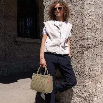 Reisenthel dailyshopper XS rhombus olive Mini Tote Bag