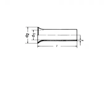 Klauke 7712V Tin-Plated Copper Tubular Cable Lug 16 mm² M12
