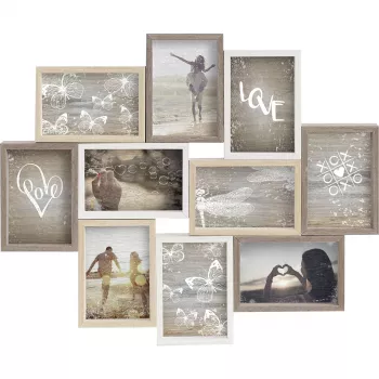 NIELSEN DESIGN Nielsen Collage Mixed Colours 10 10x10x15 Wood Gallery 8999345