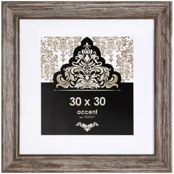 Nielsen Accent Vintage 30x30 Wood Brown Picture Frame