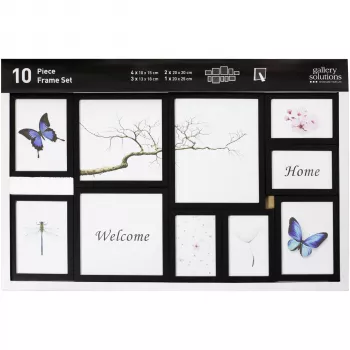 NIELSEN DESIGN Nielsen 10er Frame Set Black Resin Mobile Rack 8999176