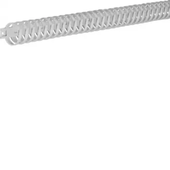 Hager L2232 Flexible Wiring Duct Light Grey 30mm x 4.5mm x 500mm Self-Adhesive Halogen-Free