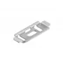 Niedax GRBP 6 F Fastening Plate for Mesh Cable Trays, 60 mm Height, Steel, Sendzimir Galvanized, 100x60x1.5 mm