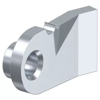 Kaiser Elektro 2445-50 Metal Fixing Lugs for Cavity Wall Boxes and Junction Boxes, 50 Pieces