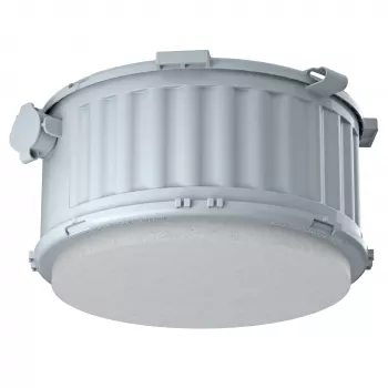 Kaiser Elektro 1282-71 HaloX 180 Recessed Housing with Universal Mineral Fiber Board