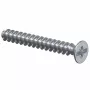 KAISER ELEKTRO 2472-25 Device Screw M3.5 x 25 mm Pan Head Slotted Steel Zinc-Plated Silver 1 Piece