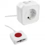 ANSMANN 1260-0002 Energy-Saving Socket Outlet White Schuko Plug 1 pc.