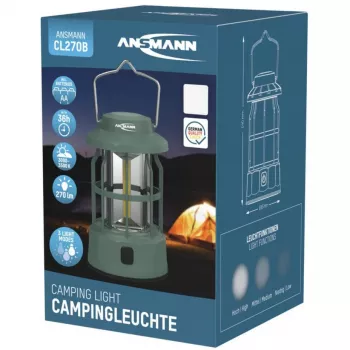 ANSMANN CL270B COB LED Camping Lantern 270 lm