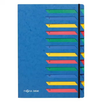 Pagna 24141-02 Classic Desk Organiser 12 Compartments, A4, Blue