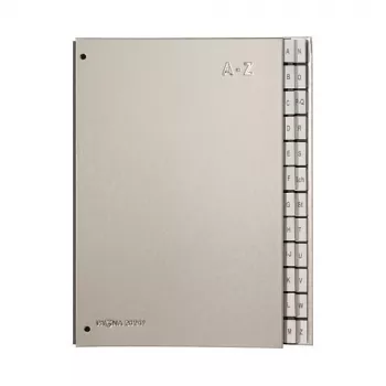 Pagna 24249-14 Pultordner Color Desk Organiser 24 Compartments A-Z, Silver