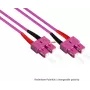 Good Connections Fiber Optic Patch Cable Duplex OM4 (Multimode 50/125) SC/ST - 7.5 m