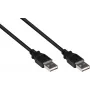 Good Connections USB 2.0 High-Speed EASY A to A Connector Cable - Black - 3m