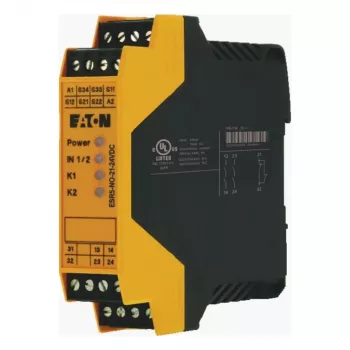 EATON ESR5-NO-21-24VDC Safety Relay Emergency Stop 24V DC 2NO+1NC DIN Rail