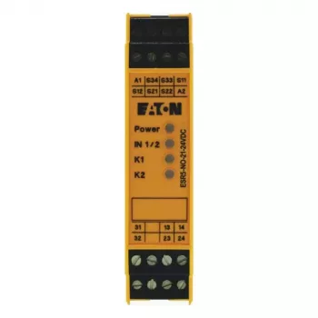 EATON ESR5-NO-21-24VDC Safety Relay Emergency Stop 24V DC 2NO+1NC DIN Rail
