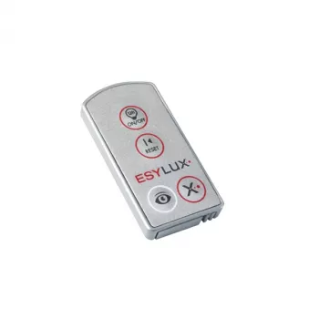 ESYLUX EM10016011 Push Button Switch - Silver - 1-Gang Momentary Contact