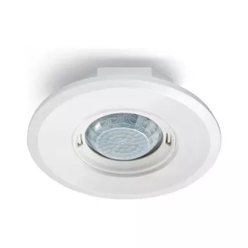 ESYLUX PD-FLAT 360i/8 Presence Detector - Wired - 8 m - Ceiling/Wall - White - IP20 - 360°
