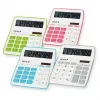 Genie 840 G Desktop Calculator - 10 Digits - Tiltable Display - Solar & Battery - Green/White