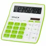 Genie 840 G Desktop Calculator - 10 Digits - Tiltable Display - Solar & Battery - Green/White