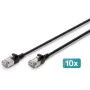 DIGITUS CAT 6A F-FTP Slim Patch Cable, Copper, LSZH, 0.5m, Grey