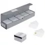 ICO MAGCARD250 Magnetic Stripe Cards, 250-Pack White PVC Plastic Cards with HiCo Magnetic Stripe, 30 mil, Credit Card Size