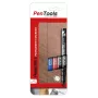 Pentel N50S Permanent Marker Set of 4 Assorted Colours Round Tip 2.1 mm