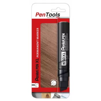 Pentel N50XL Permanent Marker Chisel Tip Black Line Width 17.0 mm Robust