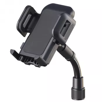 K&M 19762 Smartphone Holder for Microphone Stand, Black