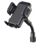 K&M 19762 Smartphone Holder for Microphone Stand, Black