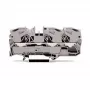 WAGO 2010-1301 Through Terminal Block, 10 mm², 800 V, Gray, DIN Rail Mount