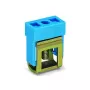 WAGO 210-281 2-Conductor DIN-Rail Terminal Block, CAGE CLAMP, Gray, 800V, 24A