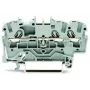 WAGO 2002-1301 Push-in CAGE CLAMP Terminal Block, 2-Conductor, 2.5 mm², 800 V, Gray