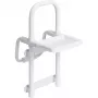 Weinberger Gratia Bathtub Boarding Aid - White/Grey, TÜV/GS Certified, Tool-Free Clamp Mounting, Max 120 kg