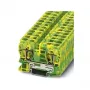 Phoenix Contact ST 10-PE Ground Terminal Block, Spring-Cage Connection, 10 mm², Green-Yellow