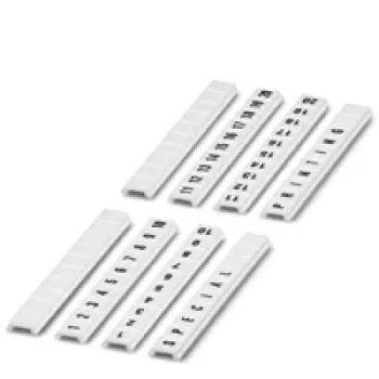 Phoenix Contact Terminal Block Marker UniCard White 96 Markers 5mm Width
