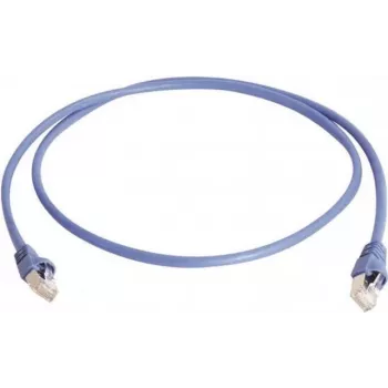 Telegärtner Patch Cable, S/FTP, PiMF, Cat 6A (ISO/IEC), Blue, 1.5 m, 10 Gigabit/s, Halogen-Free, with Telegärtner Cable and Telegärtner Connectors (L00001A0129)