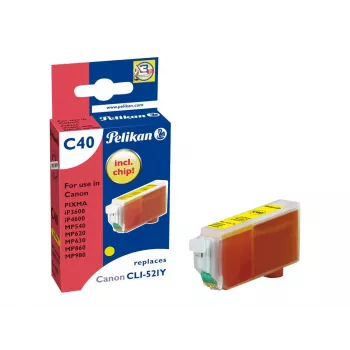 Pelikan Compatible Ink Cartridge for Canon CLI-521Y Yellow