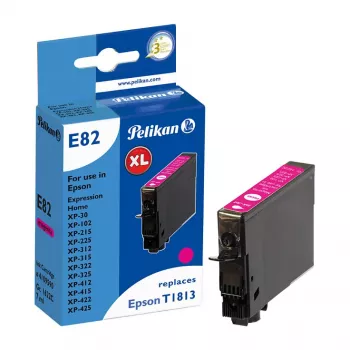 Pelikan Compatible Ink Cartridge for Epson T1813 Magenta (4.5 ml, 180 Pages) - 1021430728