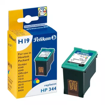 Pelikan Compatible Ink Cartridge for HP 343 (C9363EE) - Tri-color (Cyan, Magenta, Yellow) - 14 ml - Standard Yield