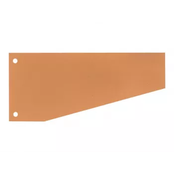 WEKRE Filing Separator Strips Orange 100 Pieces A4 4-Hole
