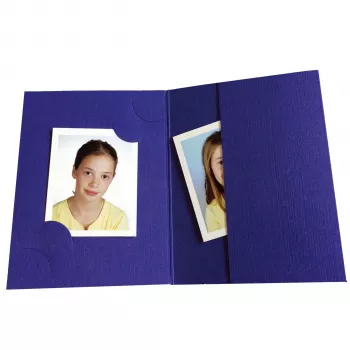 DAIBER 12102 1x100 Daiber Folders, Blue for Passport Pictures, 3 Sizes