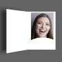 DAIBER Profi-Line Photo Passe-partout Folders White 100 Pack for Photos up to 4.5x6 cm